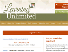Tablet Screenshot of learningunlimitedetobicoke.com